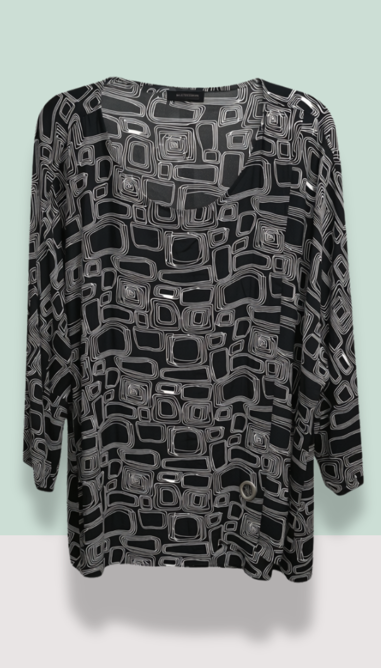 Soft & Flowing Rayon Shirt - Size 18