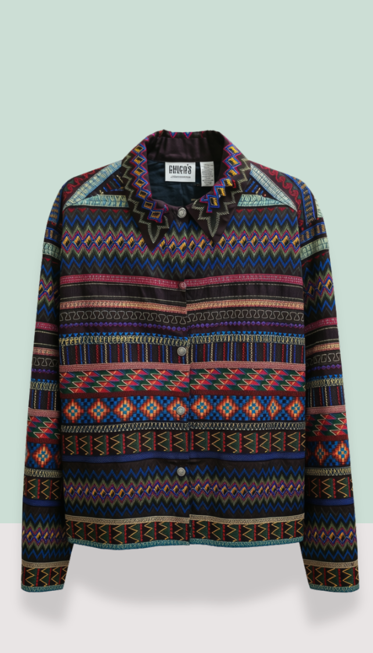 Unique Embroidered Jacket – Made in India