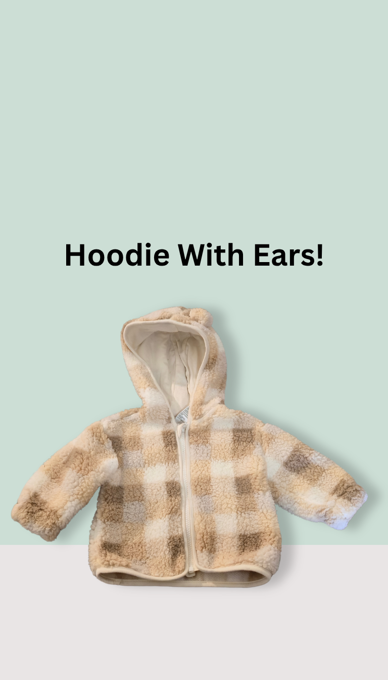 Adorable Baby Zip-Up Hoodie