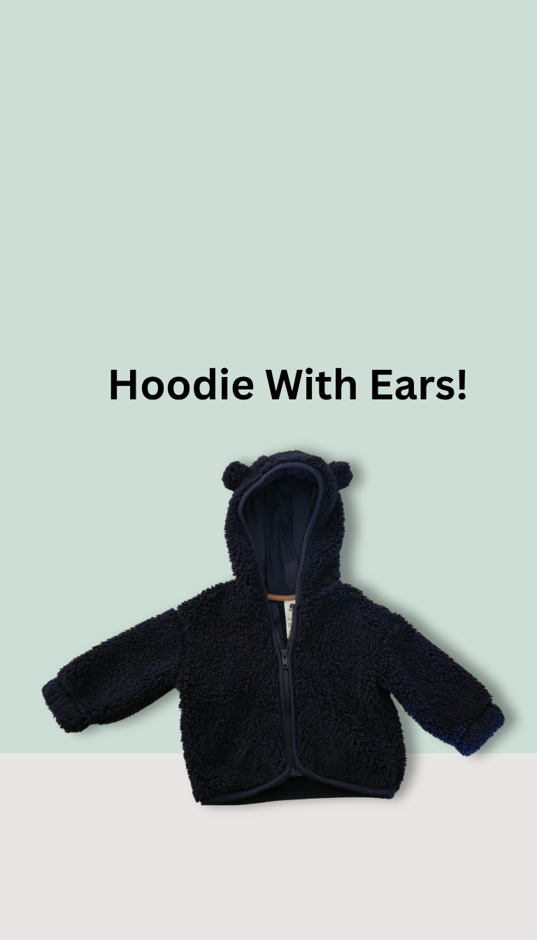 Adorable Baby Zip-Up Hoodie