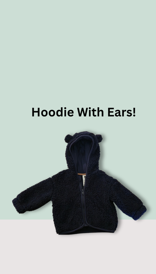 Adorable Baby Zip-Up Hoodie