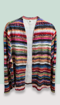 Knitted-Look Stretch Jacket – Size XL